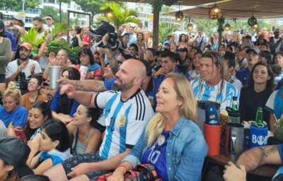 Quiosque Buenos Aires Lota com vitória Argentina na Copa