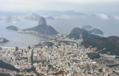 Sexta-feira com nuvens no Rio
